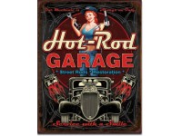 Enseigne en métal Hot-Rod Garage